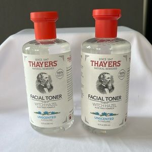 2 / 12 fl oz Thayers Facial Toner, Witch Hazel, unscented